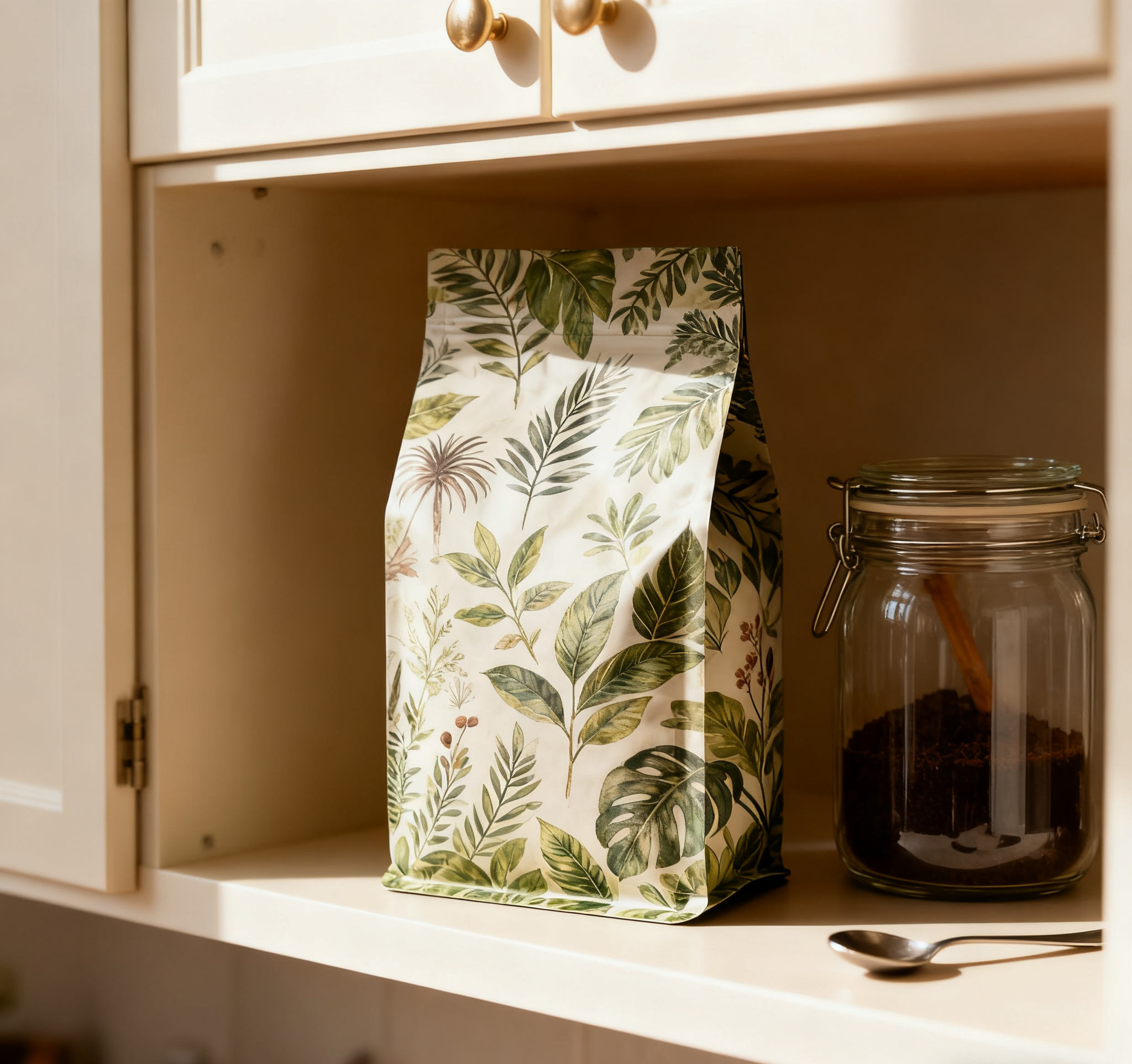 Flat bottom bag with Aluminum Flat bottom bag with Aluminum