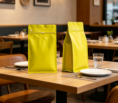 Flat Bottom Coffee Bag Flat Bottom Coffee Bag