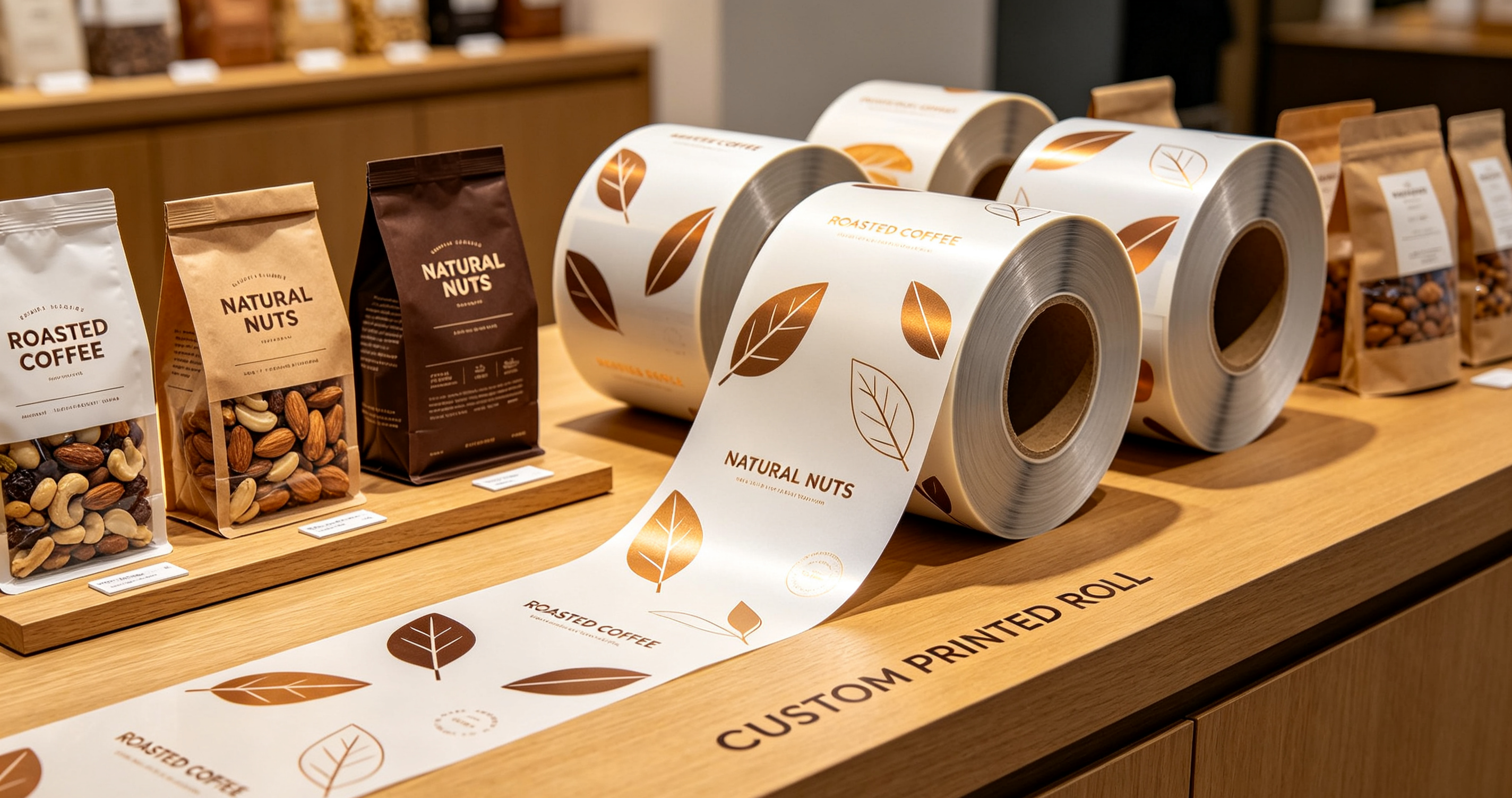 food packaging roll food packaging roll