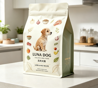 Dry Pet Food Biodegradable Plastic Ziplock Pouches Dry Pet Food Biodegradable Plastic Ziplock Pouches
