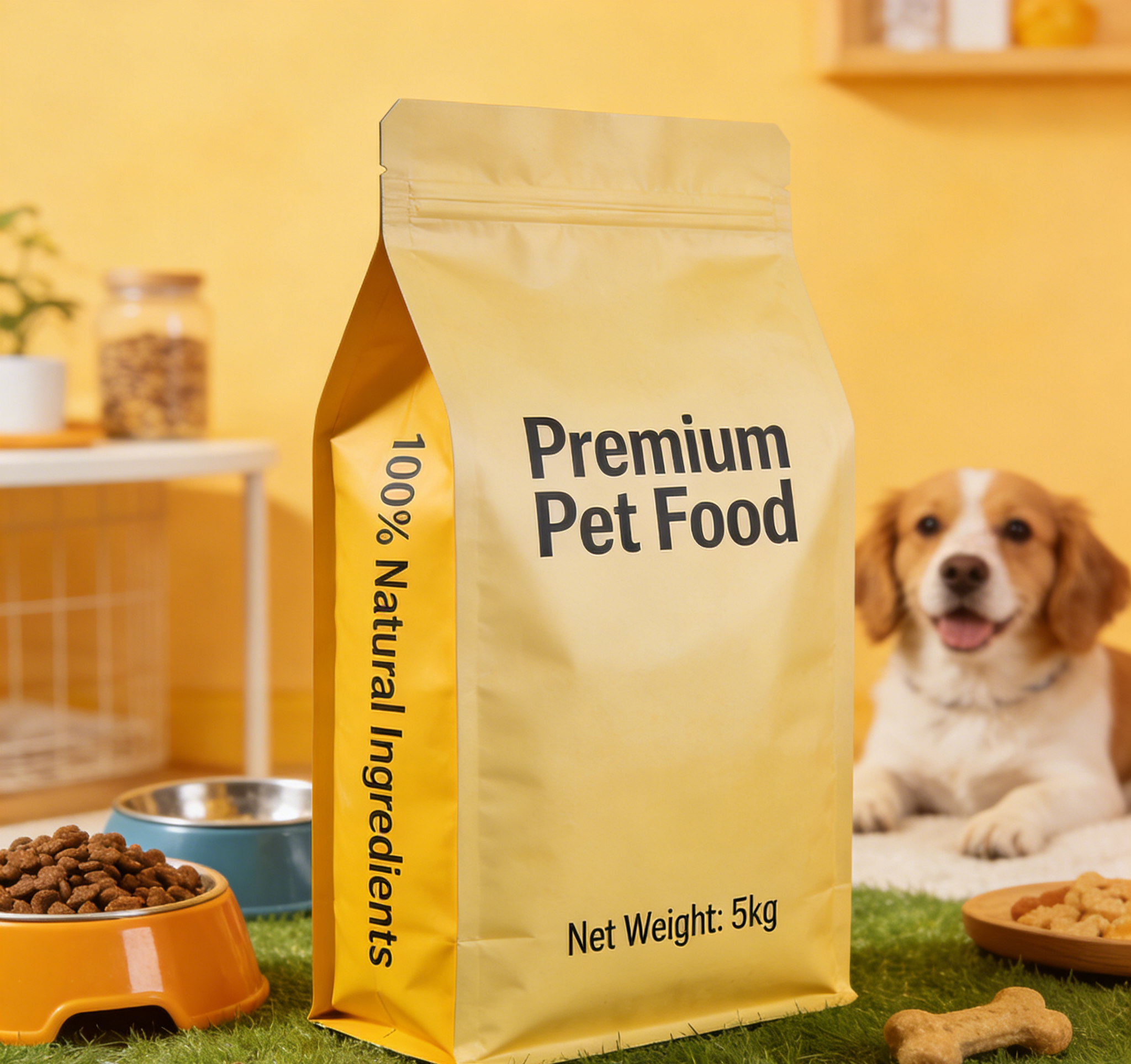 flat bottom pet food bag flat bottom pet food bag