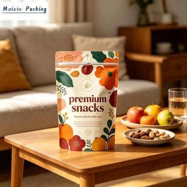 Stand-Up Zipper Pouches for Snacks Stand-Up Zipper Pouches for Snacks
