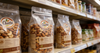 Flat Bottom Zipper Powder Nuts Slice Spicy Dry Food Fruit Bag with Transparent Shape Window