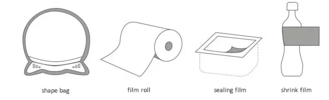 Food Packaging Custom Printed Plastic Cookies Coffee Snack Roll Aluminum Film