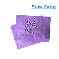 Maixin Custom Printing Matte or Glossy Cosmetics Pouch Aluminium Facial Mask Foil Ziplock Bag