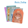Print Logo Color Shape Aluminum Foil Smell Proof Facial Mask Food Cookies Packaging Bags