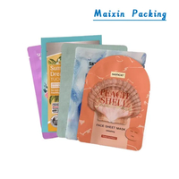 Print Logo Color Shape Aluminum Foil Smell Proof Facial Mask Food Cookies Packaging Bags