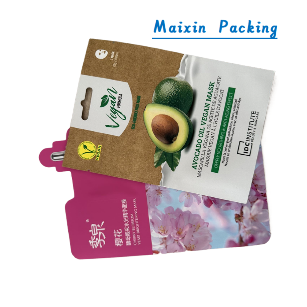 Plate Printing Facial Mask Bag