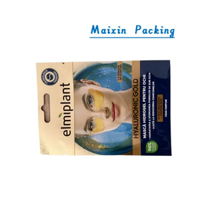 Maixin Custom Logos Facial Mask Cosmetics Pouch Aluminium Foil Vacuum Customized Matte Bag