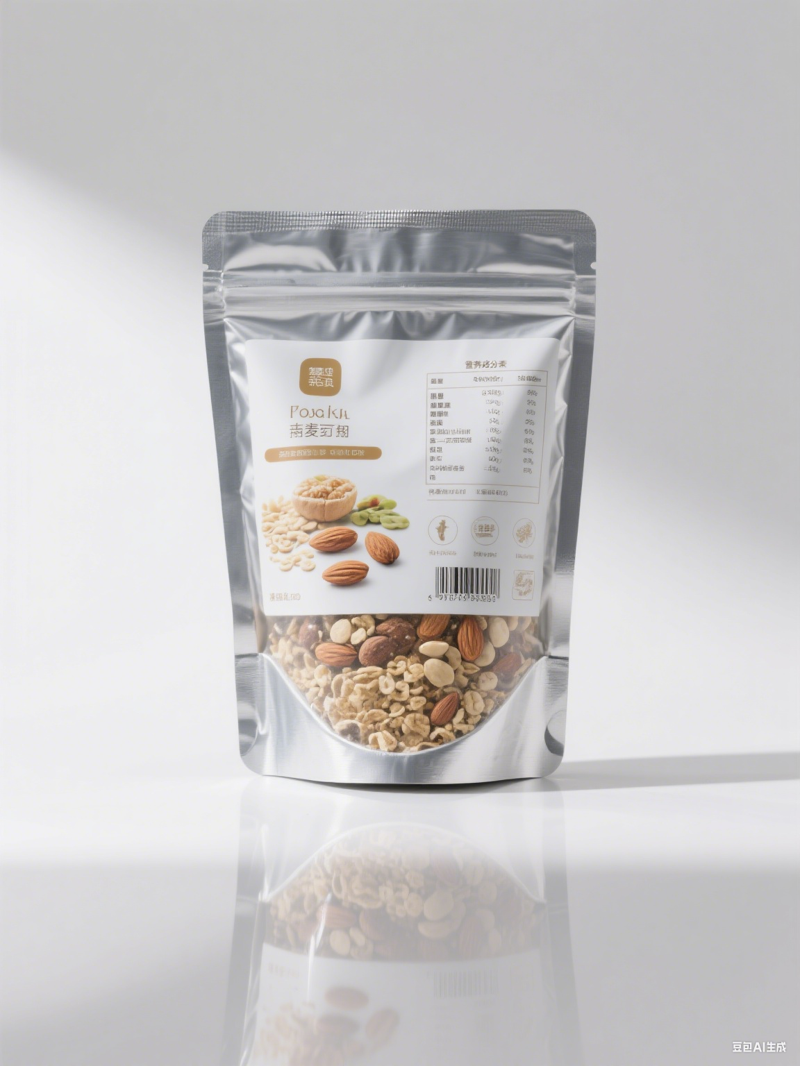 Stand up pouch-nuts