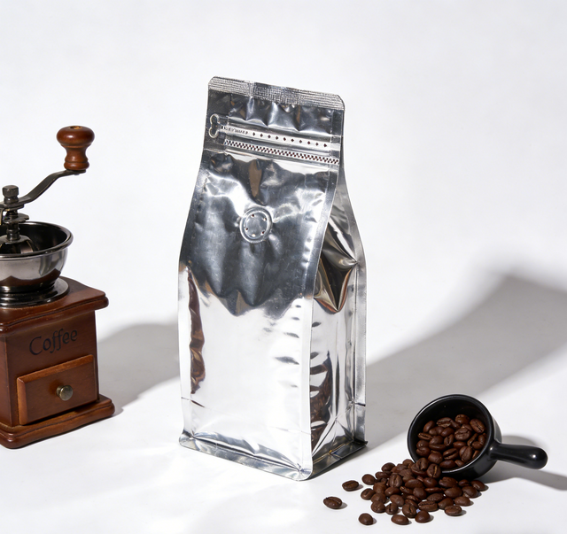 Flat Bottom Bag for Coffee Beans And Coffee Powder