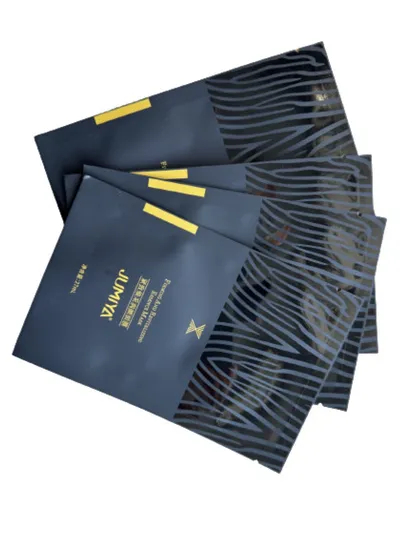 Custom Laminated Aluminum Foil Smell Proof Facial Special Shaped Mask Packaging Bags