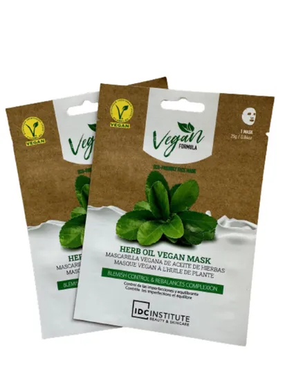 Charcoal mask sachet