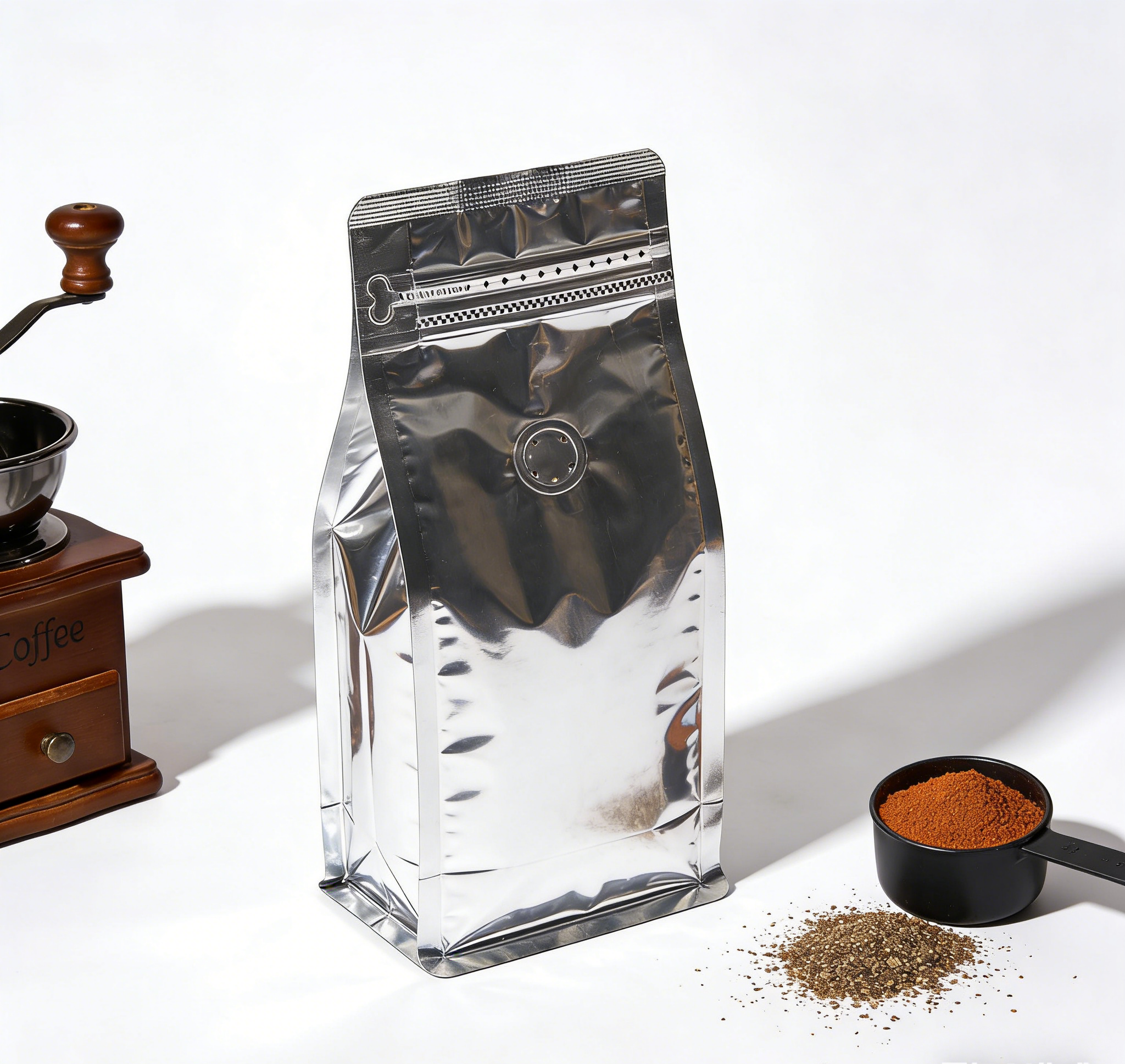 Aluminum foil bags for powder