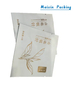 Maixin Customize Laminated Aluminum Special Shape Cosmetic Facial Mask Packaging Bags