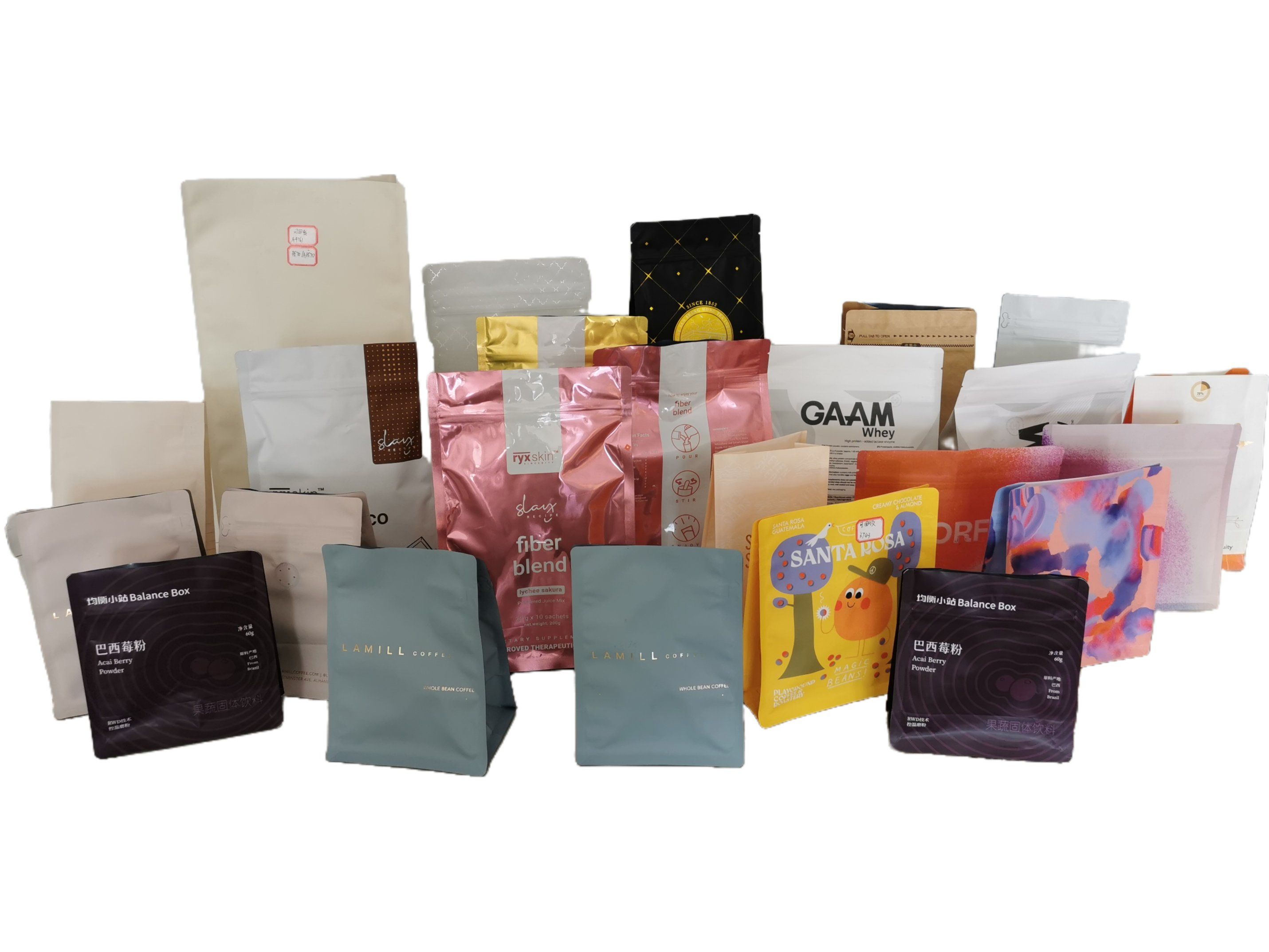 Spout-Equipped Food Bags