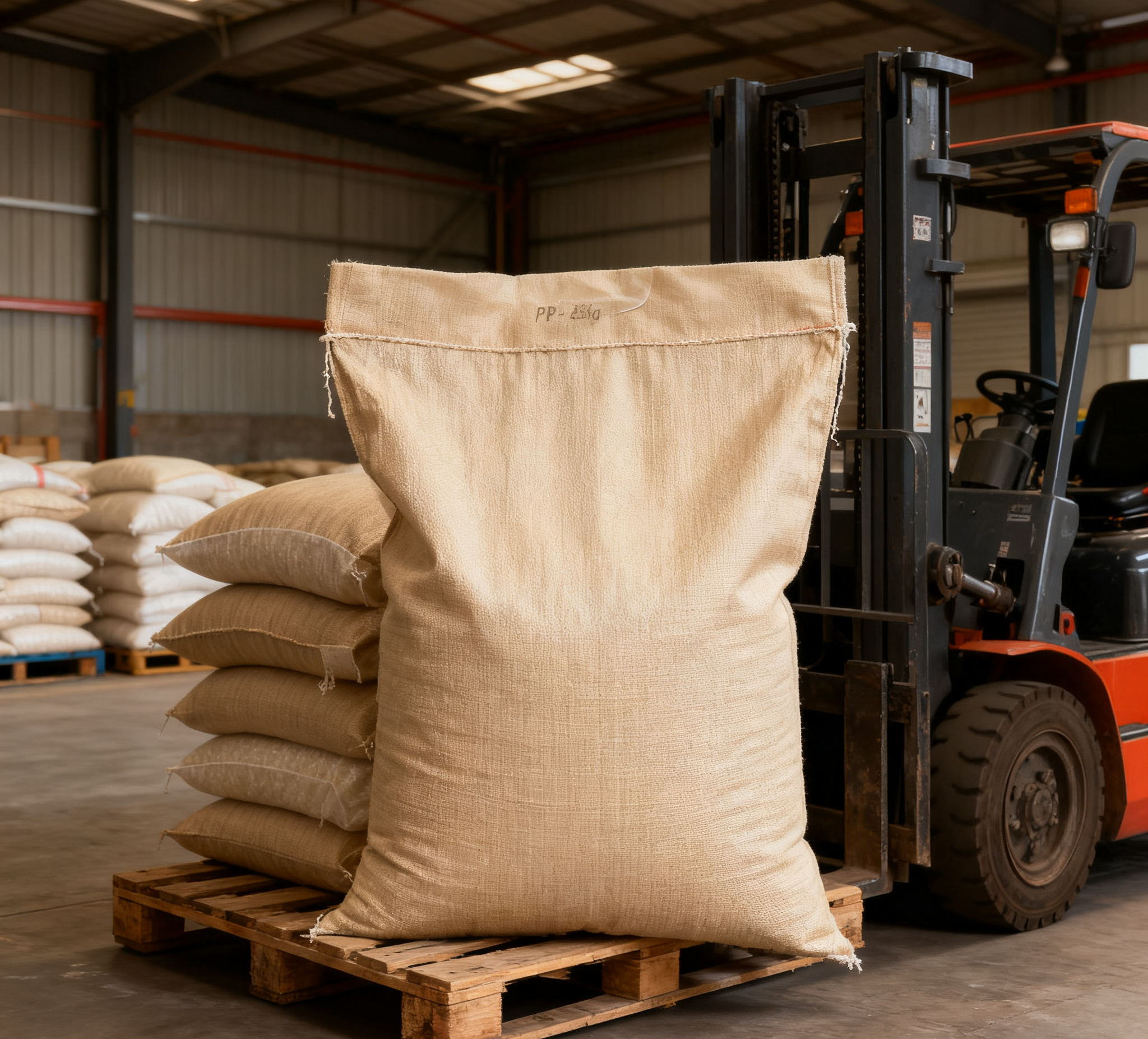 Rice bags with Woven PP