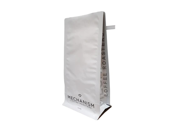 Custom Design Stand up Zipper Pouch Flat Bottom Gusset Side Al Film Food Packaging Bag