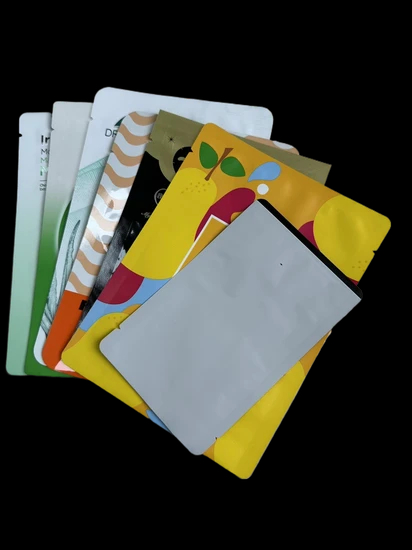 Special Shaped Aluminum Foil Facial Mask Food Beans Bag with Customized Thickness