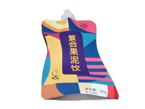 Customized Aluminum Ketchup Spout Snack Coffee Bags Food Packaging Bag