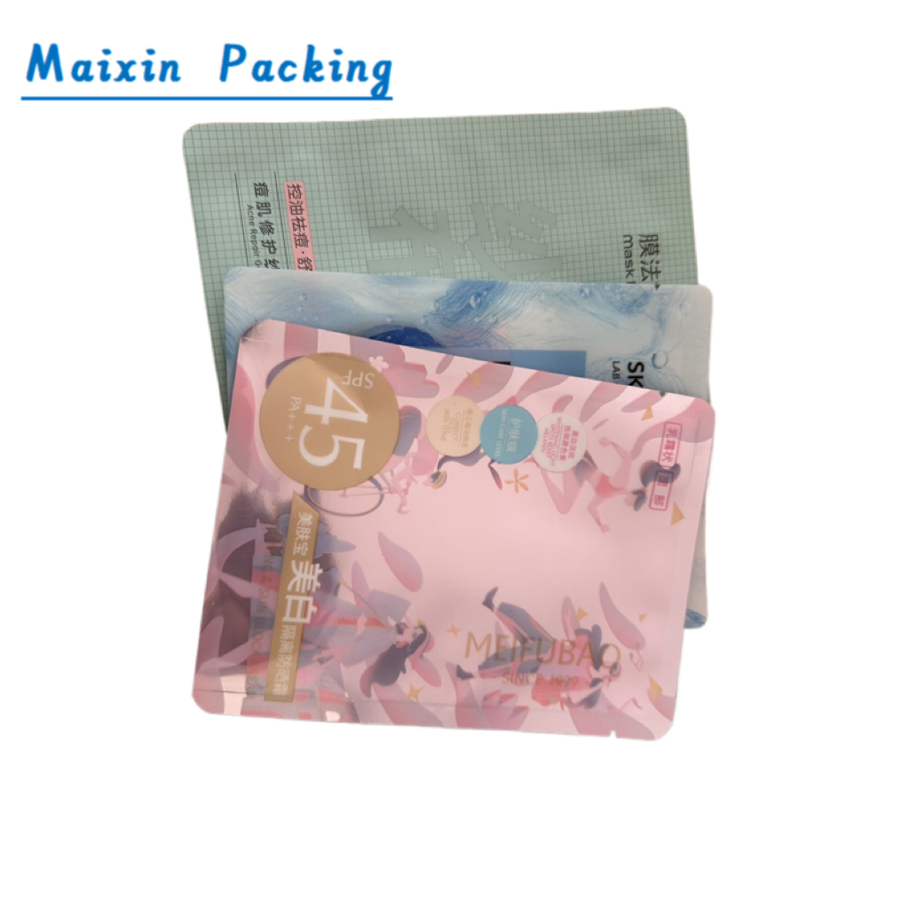 Customized Thickness Facial Mask Bag Customized Thickness Facial Mask Bag