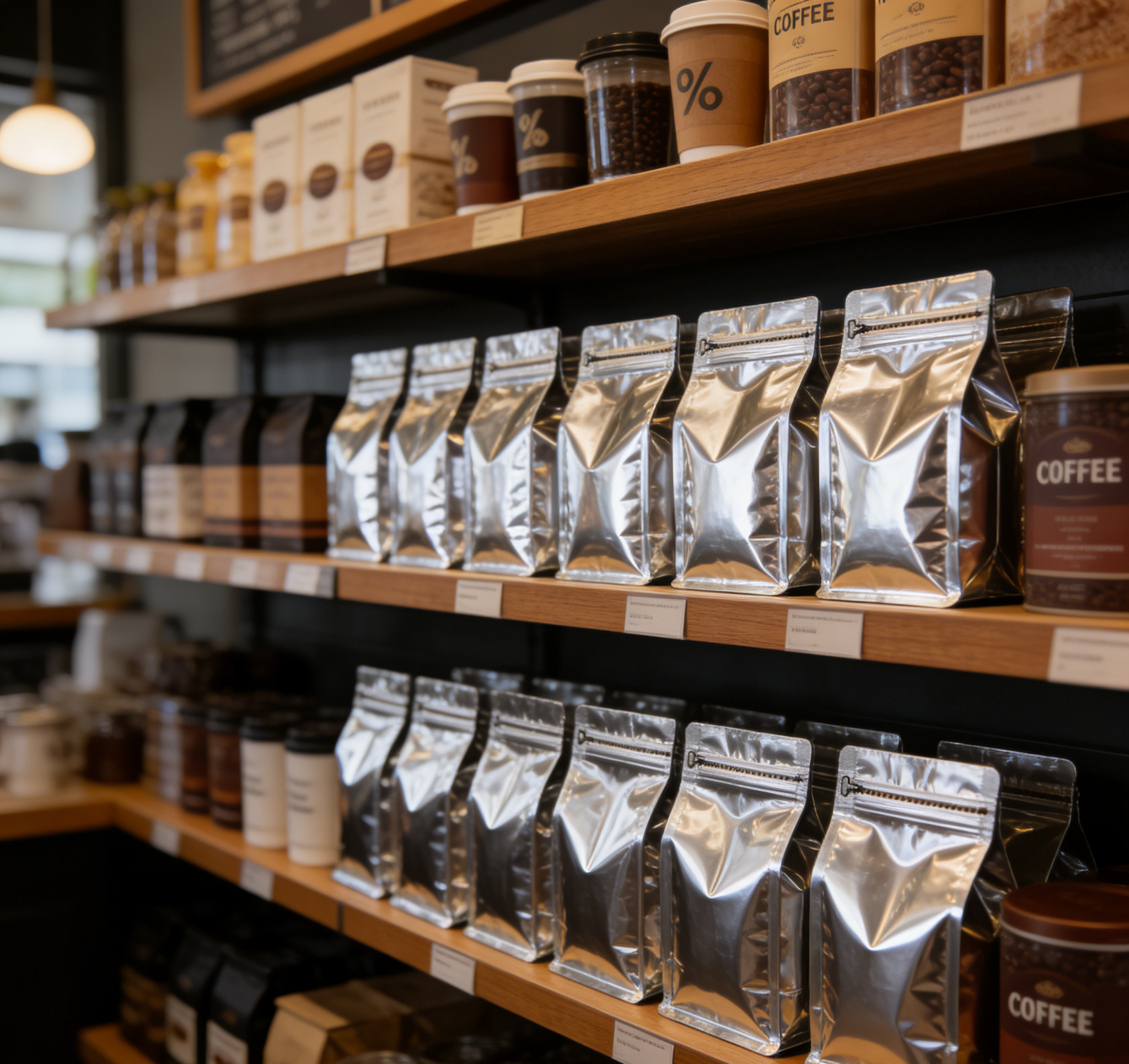 Aluminum coffee bags