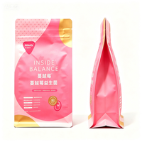 Flat Bottom Ziplock Bag Aluminum Food Packing Pouch