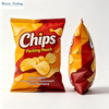 Transparent Aluminul Foil Back Seal Bag For Food Packaging