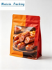 Custom Design Sausage Snack Flat Bottom Gusset Side Al Film Food Packaging Bag
