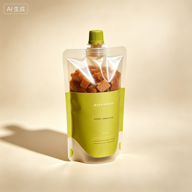 transparent clear lower window stand-up spout pouch