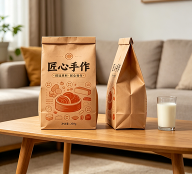 Kraft Paper Food Bag with PE Liner Kraft Paper Food Bag with PE Liner