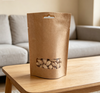 Kraft Paper Stand Up Zipper Bag