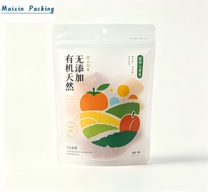 Frosted Plastic Food Bag with Custom Logo