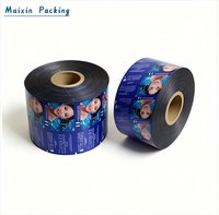 Custom Printed Laminated Plastic Roll Film for Facial Mask Cosmetic Packaging