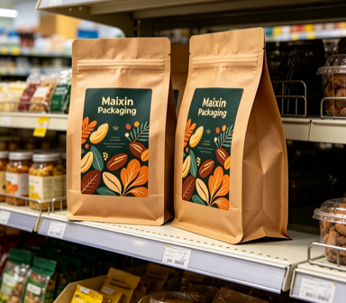 Kraft Paper Food Bag with PE Liner Kraft Paper Food Bag with PE Liner