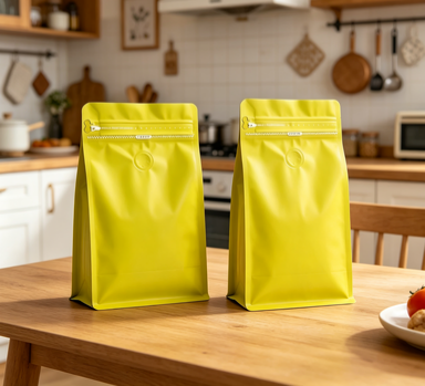 Flat Bottom Coffee Bag Flat Bottom Coffee Bag