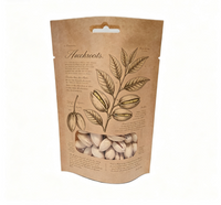 Kraft Paper Stand Up Zipper Bag