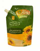 Stand Up Pouch With Nozzle For Sunflower Oil