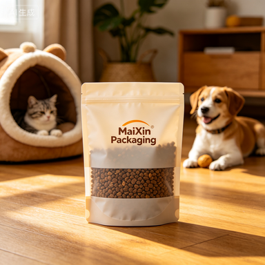 Stand Up Zipper Bag with Window