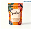 Stand Up Zipper Powder Plastic Pouch with Shape Window