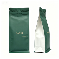 Custom Kraft Paper Degradable flat bottom Zipper Food Packaging Bag