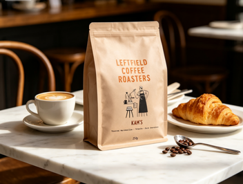 Flat Bottom Eight-Side Sealed Coffee Pouch Flat Bottom Eight-Side Sealed Coffee Pouch