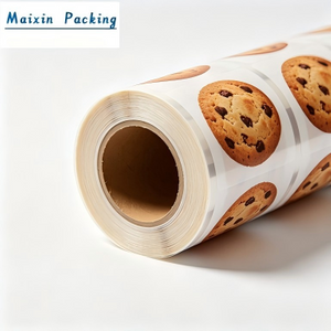 Cookie packaging roll film, printed food packaging roll stock, automatic packaging machine film,