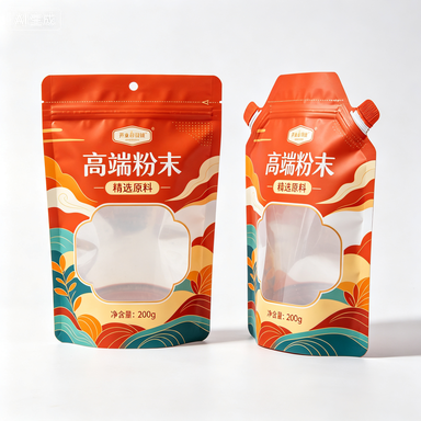 Polythene Bags with Window And Zipper