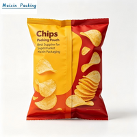 Transparent Aluminul Foil Back Seal Bag For Food Packaging