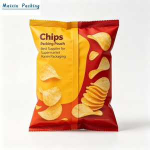 Transparent Aluminul Foil Back Seal Bag For Food Packaging