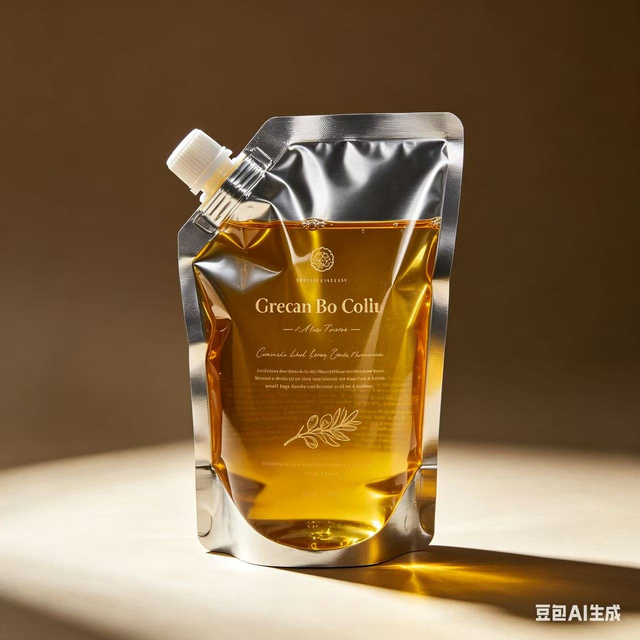 Paquetes de comida de pie con boquilla