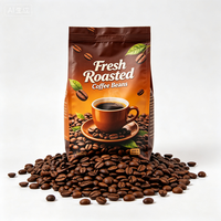 Printed Plastic Food Bag for Coffee Beans