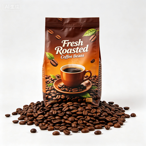 Flat Bottom Zipper Powder Nuts Slice Spicy Dry Food Fruit Bag with Transparent Shape Window