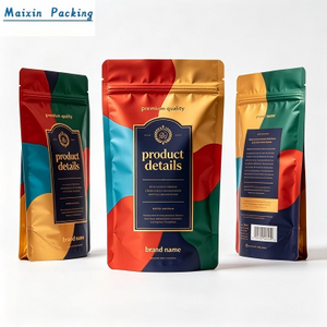 Stand Up Pouch With Aluminum For Food Packaging
